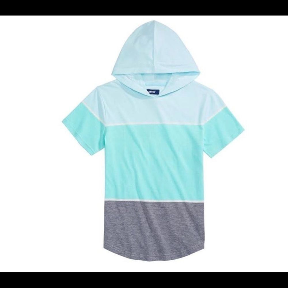 💥Boys Univibe Blocked hooded T -shirt short sleeve multiple